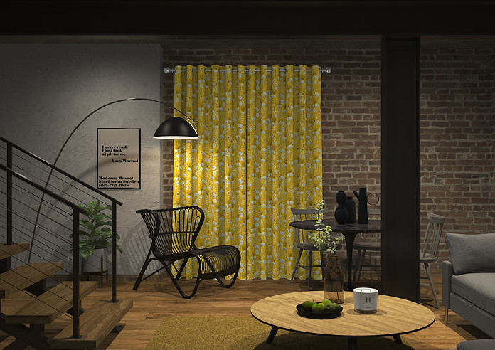 Bergen, Ochre - Made to Measure Curtains - Image 7